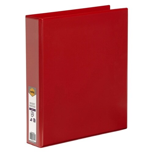 Marbig Binder Insert (A4 Clearview) - 2 D-Ring 38mm