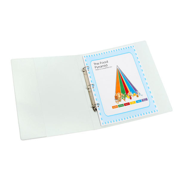 Marbig Clearview Insert Binder A3 Portrait - 32mm 3D (White)