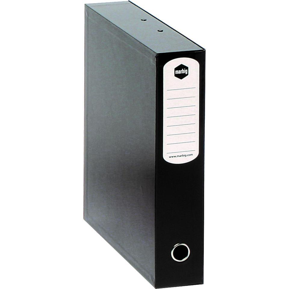 Marbig Heavy Duty Box File: 75mm - Black