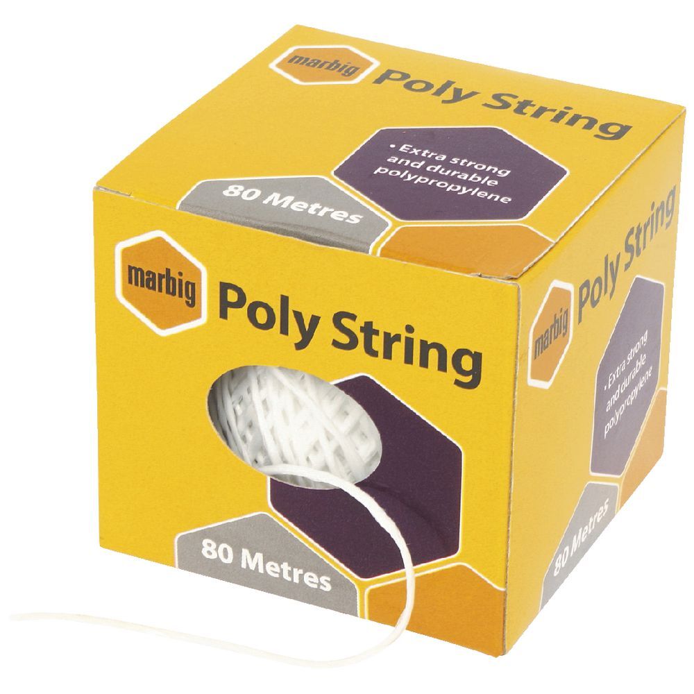 Marbig Poly String - 80m Roll