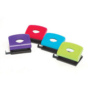 Marbig Punch - 2 Hole Plastic Medium: Bright Colours (Assorted)