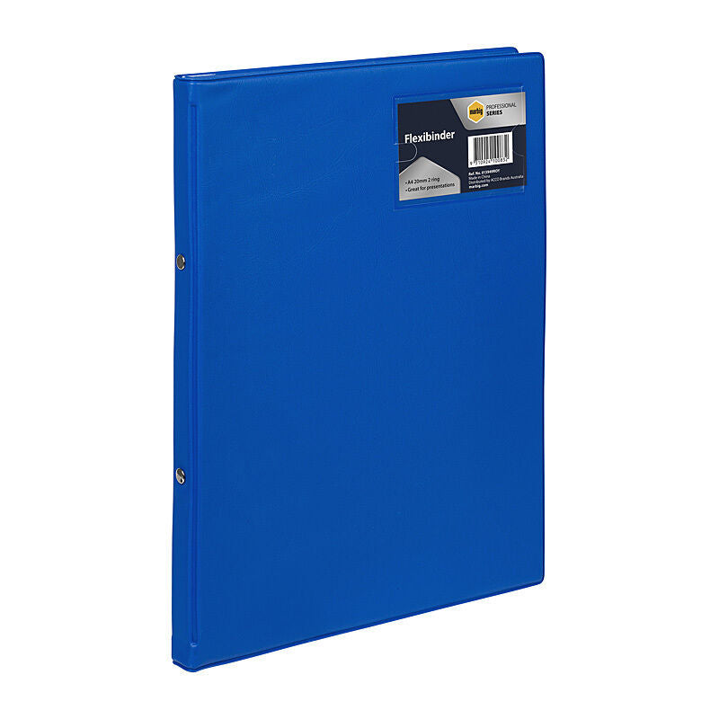 Marbig Flexi Binder A4 20mm Blue Royal