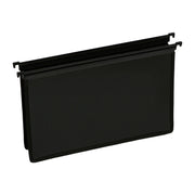 Marbig Polypropylene Suspension File F/C X-Capacity Black - Pack of 5