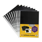 Marbig Display Book Refills A3 - Pack Of 10