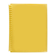 Marbig Clearview Refillable Display Book 20Poc Trans Yellow