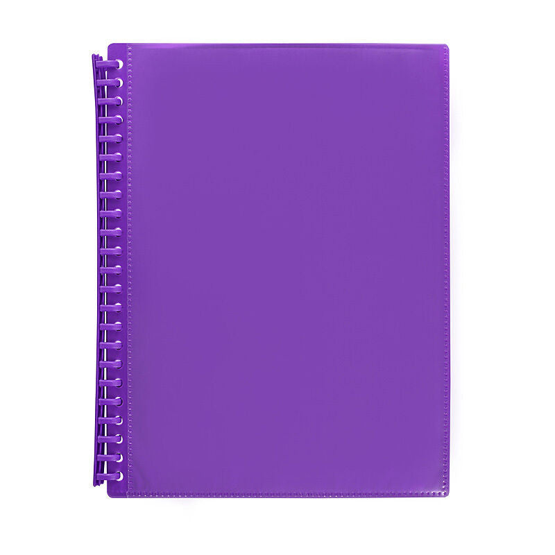 Marbig Clearview Refillable Display Book 20Poc Trans Prp