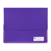 Marbig Polypick A4 Heavy Duty Document Wallet - Purple