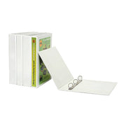 Marbig Clearview Insert Binder A5 25mm 2 D-Ring - White
