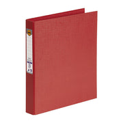 Marbig Ring Binder A4 25mm 2 D-Ring Pe Red