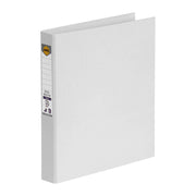 Marbig Ring Binder A4 25mm 2 D-Ring Pe White