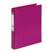 Marbig Ring Binder A4 25mm 2 D-Ring Pe Pink
