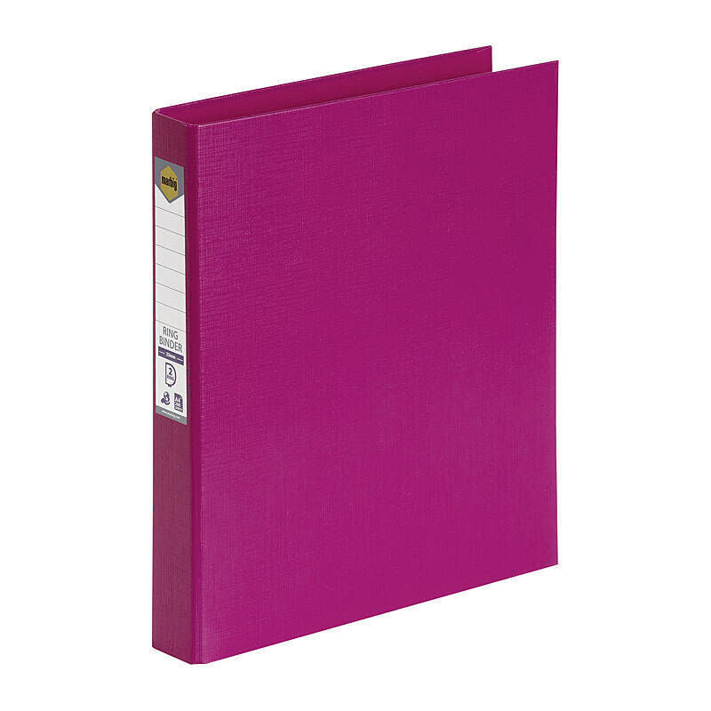 Marbig Ring Binder A4 25mm 2 D-Ring Pe Pink