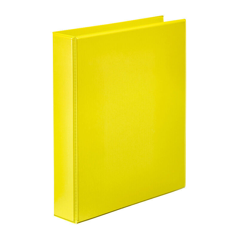 Marbig Clearview Insert Binder A4 25mm 2 D-Ring Yellow