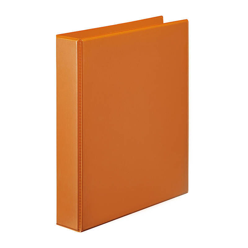 Marbig Clearview Insert Binder A4 25mm 2 D-Ring Orange