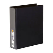 Marbig Clearview Insert Binder A4 50mm 2 D-Ring Black