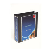 Marbig Lever Arch File A4 Clearview - Black