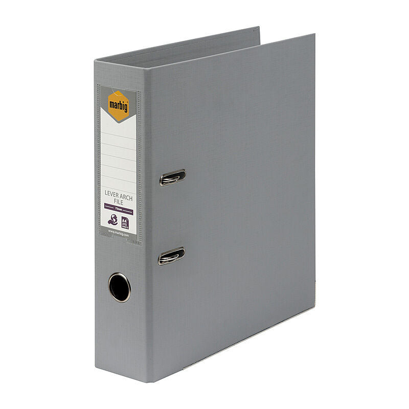 Marbig Lever Arch File A4 Pe Grey