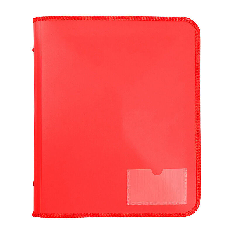 Marbig Zipper Binder W/ Tech Case 25mm 2 D-Ring Red