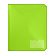 Marbig Zipper Binder W/ Tech Case 25mm 2 D-Ring Lime
