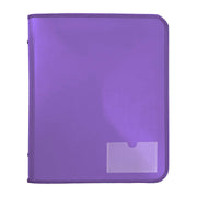 Marbig Zipper Binder W/ Tech Case 25mm 2 D-Ring Purple