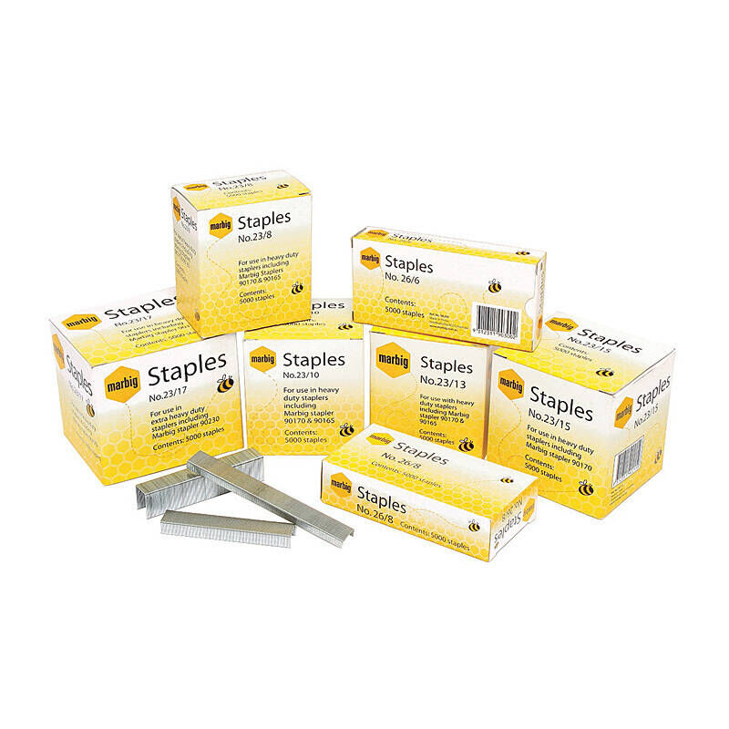 Marbig Staples 23/20mm Box of 5000 Heavy Duty