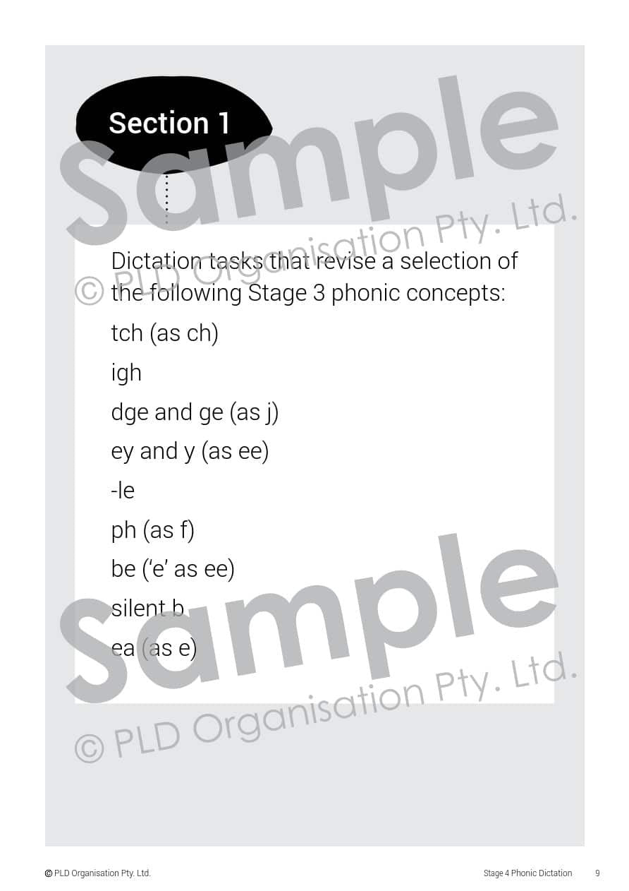 Phonic Dictation - Stage 4 (Revised Edition)