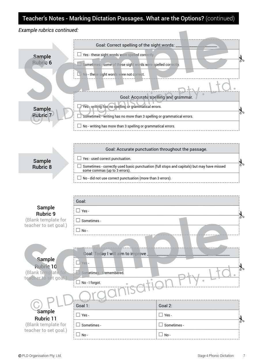 Phonic Dictation - Stage 4 (Revised Edition)