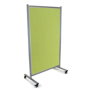 Visionchart Modulo Room Divider Pinboard Mobile 1800 x 1000mm Lime (Special Order)