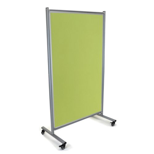 Visionchart Modulo Room Divider Pinboard Mobile 1800 x 1000mm Lime (Special Order)