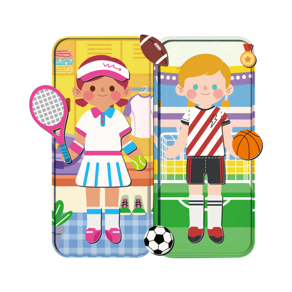 mierEdu Travel Magnetic Box - Sports Stars - view 2