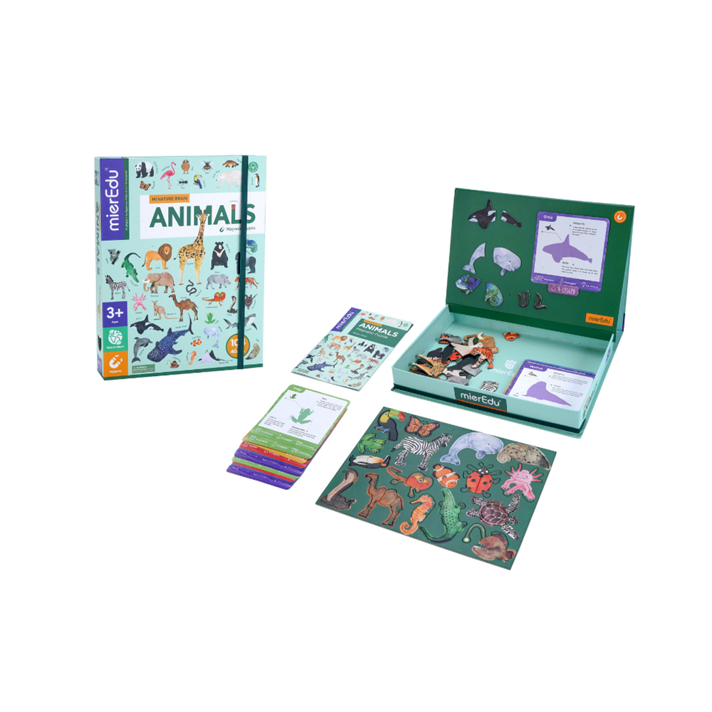 mierEdu Magnetic Puzzle - All About - Animals - view 2
