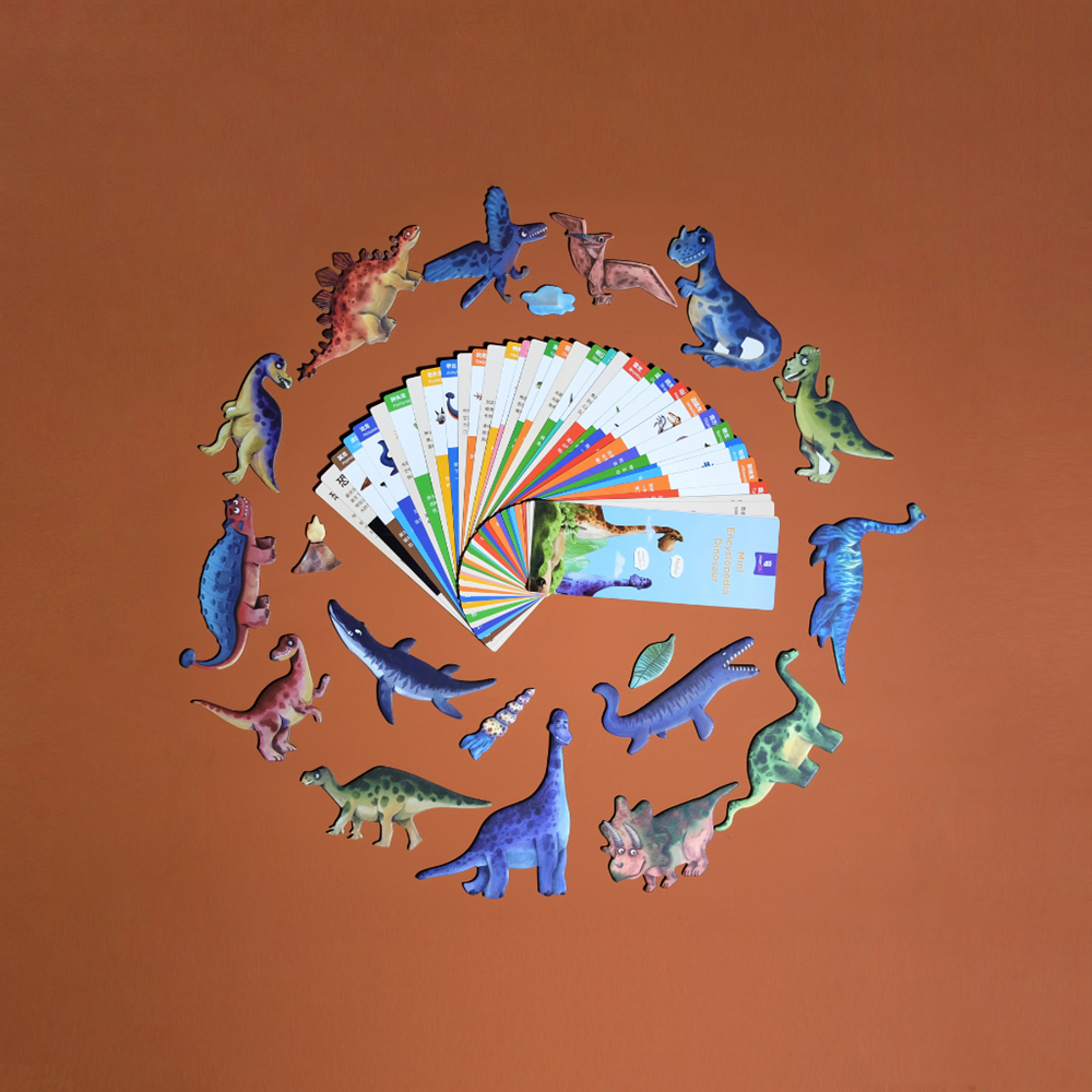 mierEdu Magnetic Puzzle - All About - Dinosaurs - view 3