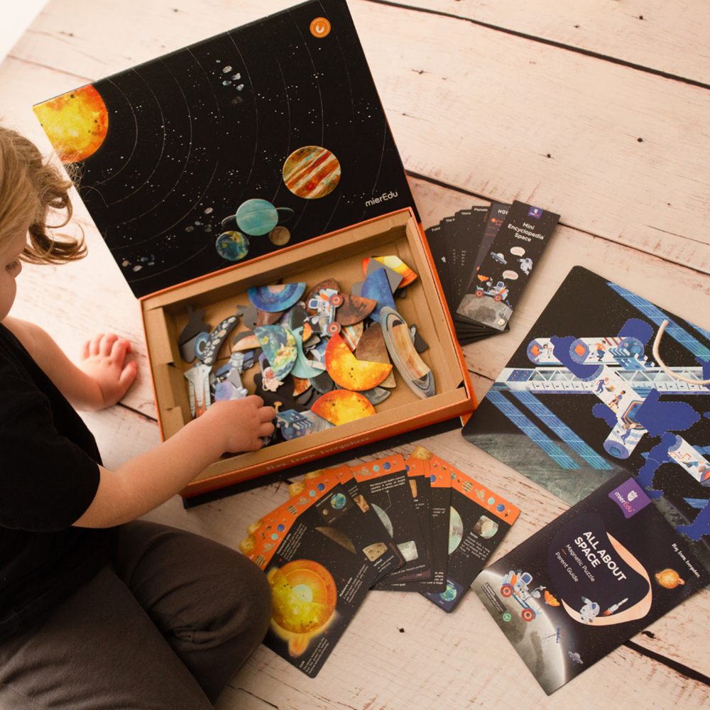 mierEdu Magnetic Puzzle - All About - Space - view 3
