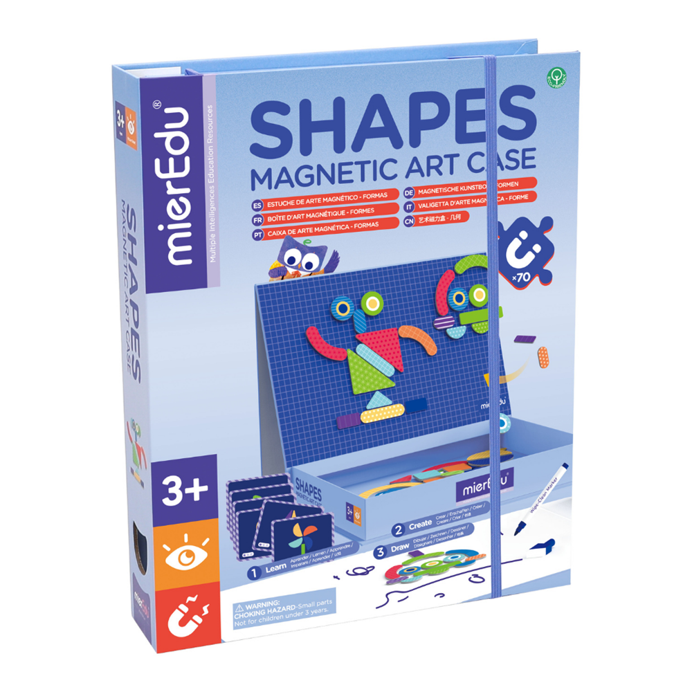 mierEdu Magnetic Art Case - Shapes