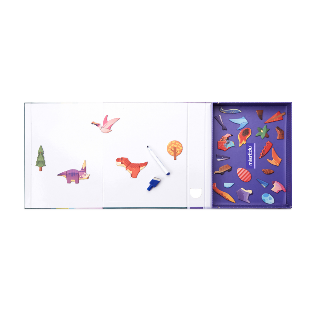 mierEdu Magnetic Art Case - Dino World - view 3