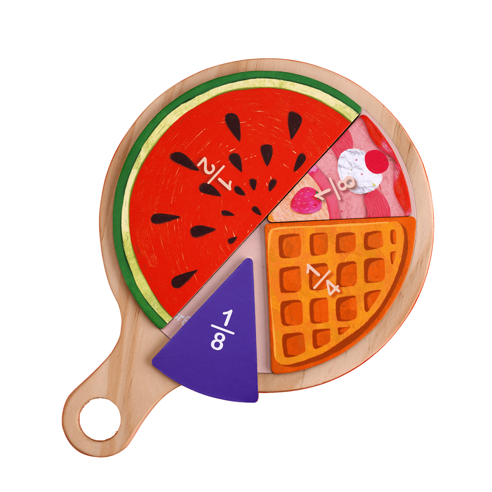 mierEdu MI Maths Brain - Yummy Food Fraction Board - view 2