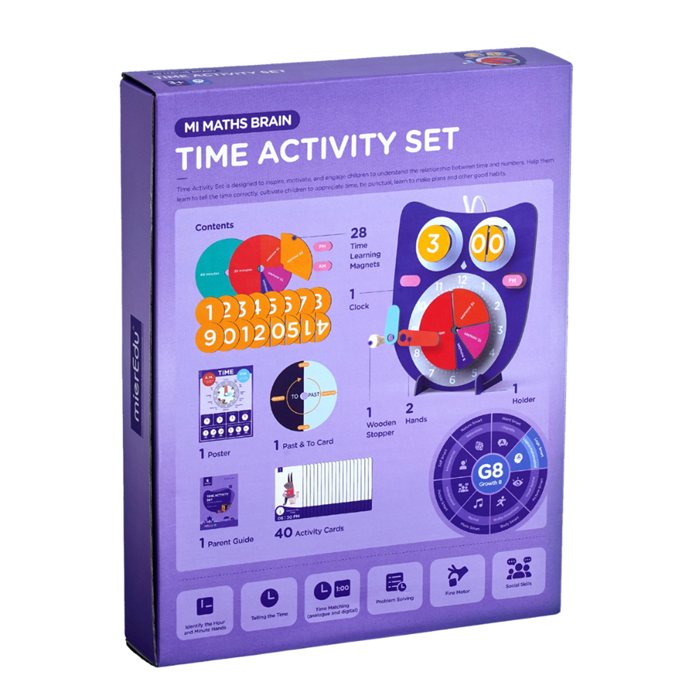 mierEdu MI Maths Brain - Time Activity Set 1