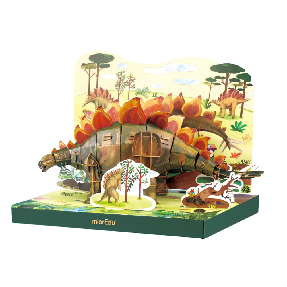 mierEdu Adjustable 3D Puzzle - Stegosaurus Deluxe - view 2