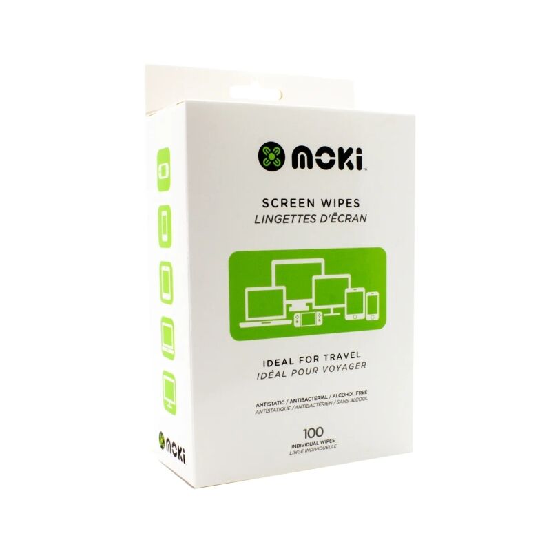 Moki Screen Wipes 100 Pack [ACC FM100]