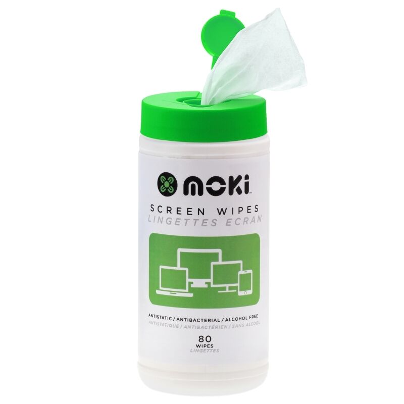 Moki Screen Wipe Pack of 80 [ACC FMWIPE]