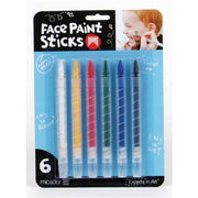 Face Paint - Twistable Sticks (6 Pack)