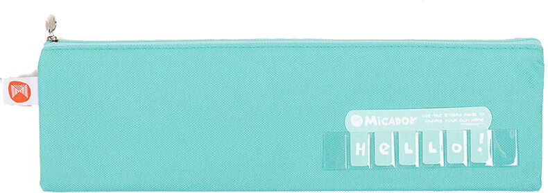 Micador Pencil Case - Name (340x100mm): Mint Dreams