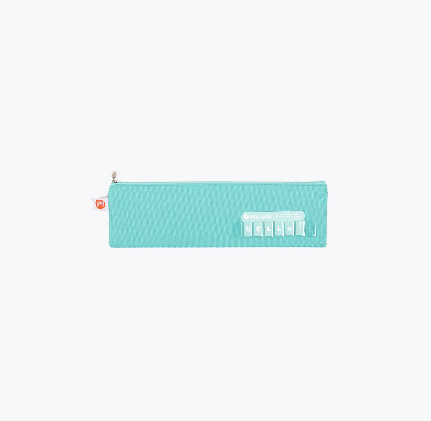 Micador Pencil Case - Name (340x100mm): Mid Blue