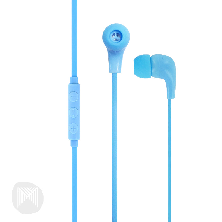MConnected Earphones - Soundscape with Remote: Blue