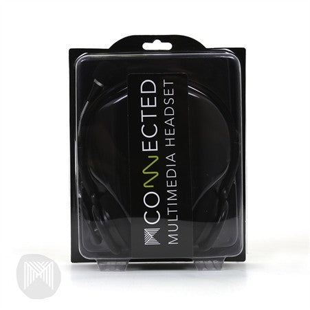 MConnected Headphones - Multimedia On Ear Headsets: Black
