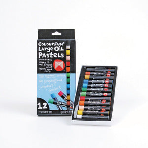 Micador Oil Pastels - Large Colourfun (Pack of 12)
