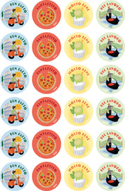 Italian - Language Merit Stickers (Pack of 96)