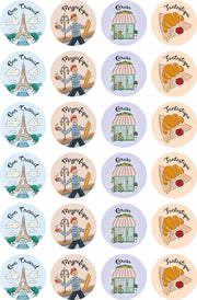 French - Merit Stickers (Pack of 96)