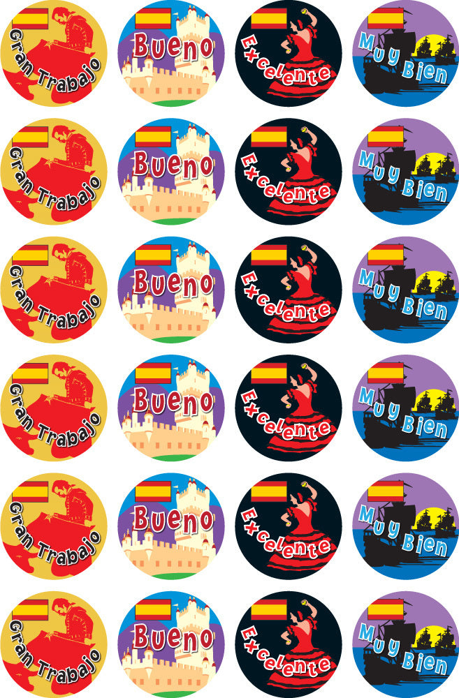 Spanish Language Stickers (Previous Design)