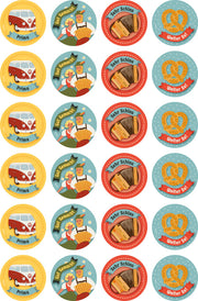 German - Merit Stickers (Pack of 96)